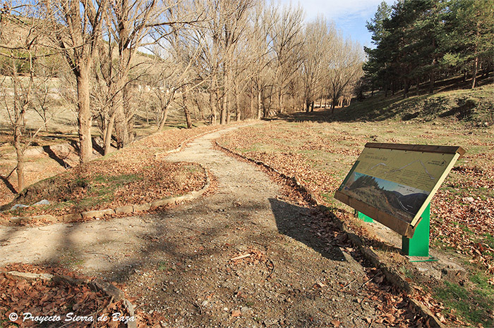 Sendero de accesibilidad universal de Las Casa de Don Diego