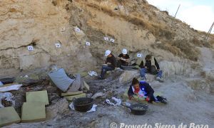 Foto de Trabajos de campo en el Yacimiento Paleontológico Baza-1.